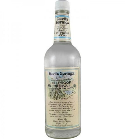 DEVIL'S SPRINGS VODKA 151PR 1L