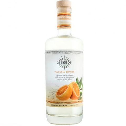 21 SEEDS VALENCIA ORANGE TEQUILA 750ML