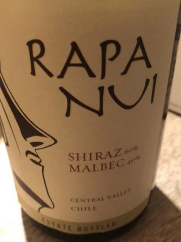 RAPA NUI SHIRAZ/MALBEC 750ML