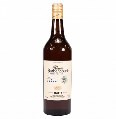 BARBANCOURT 5 STAR 8 YEAR RUM 750ML
