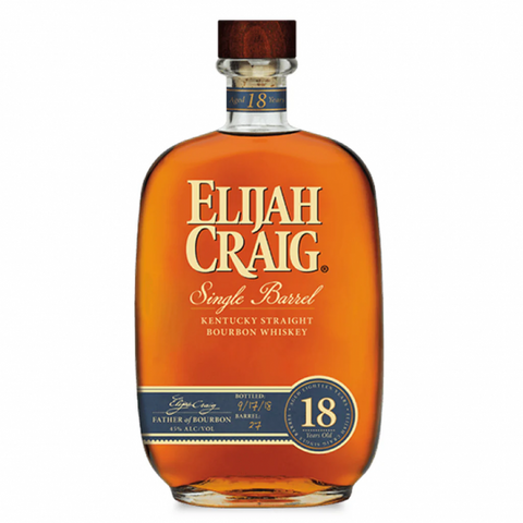 ELIJAH CRAIG SINGLE BARREL 18 YEAR BOURBON 750ML