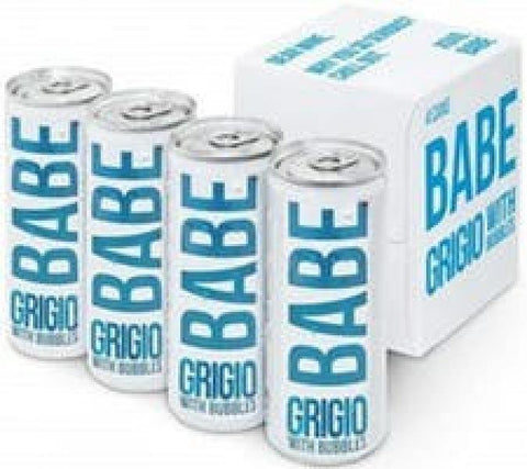 BABE GRIGIO WITH BUBBLES 250ML 4 PACK