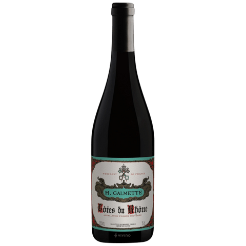 H.CALMETTE 2019 COTES DU RHONE 750ML